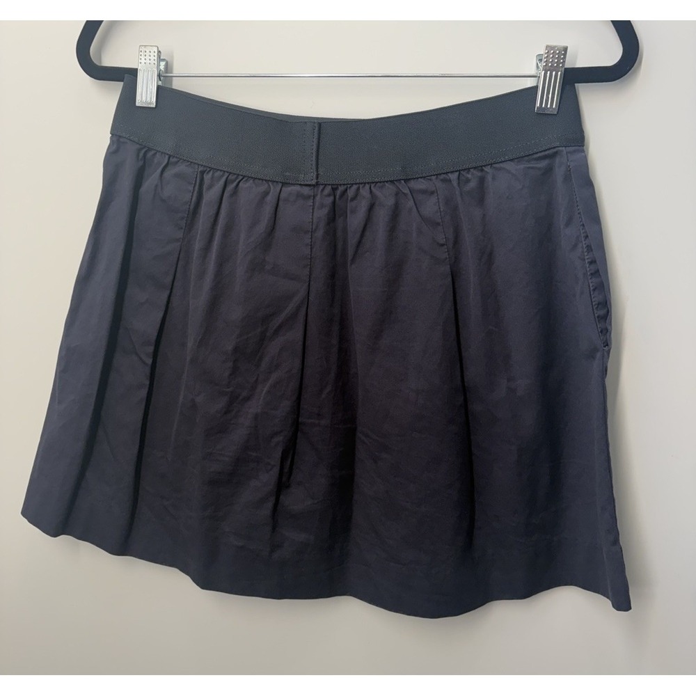 J.Crew Womens Size 6 Navy Mini Skirt 100% Cotton Classic School Work Office - Picture 3 of 6